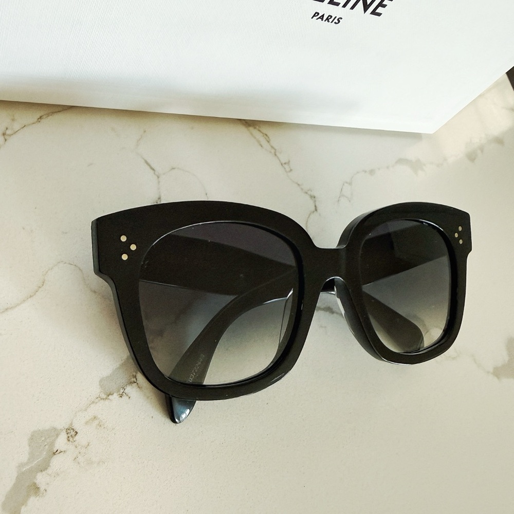 Celine Black CL4002UN Sunglasses with Case and Box - Picture 5 of 14